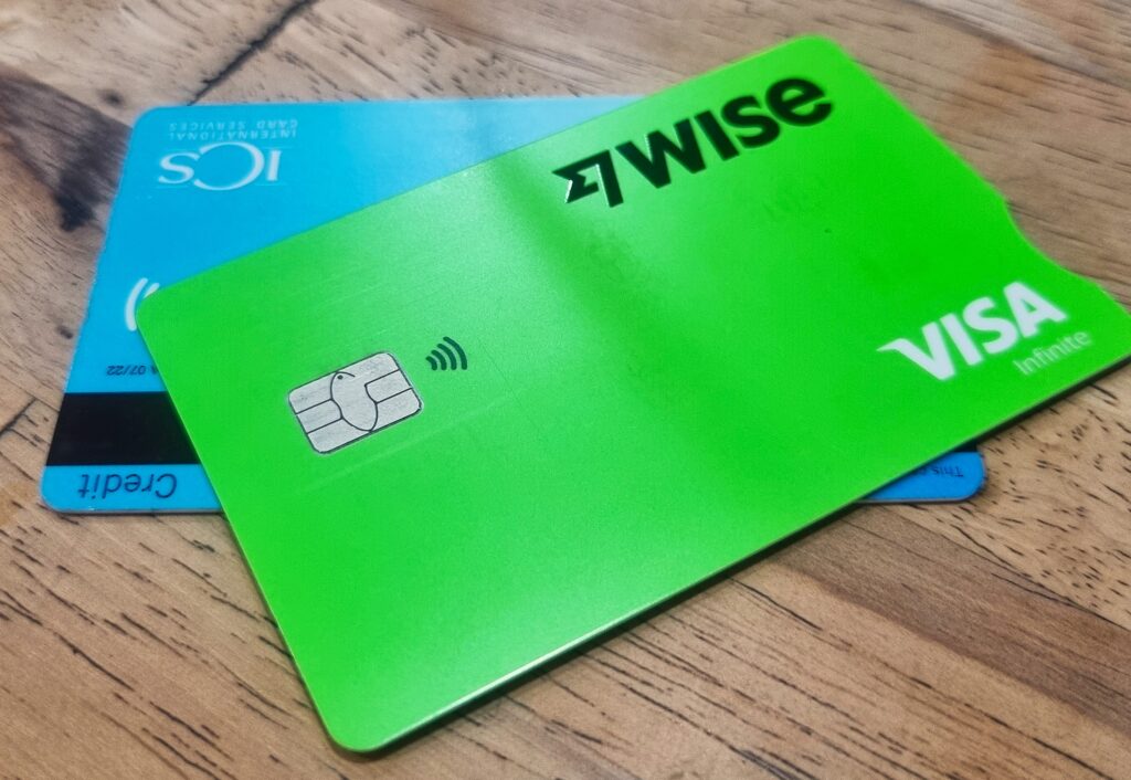 Wise creditcard en ICS go card